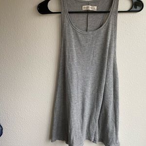 Abercrombie grey slouchy tank